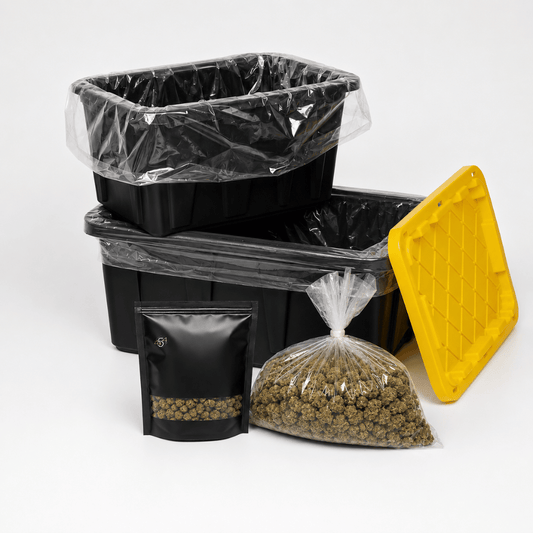 Complete post-harvest storage bundle with CurePak pouch, 18x24 turkey bag, and tote liners
