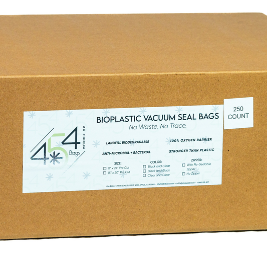 BioPlastic Vacuum Bags - 250 Packs