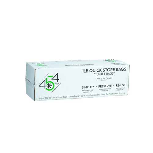 454 Bags Quick Store Bags dispenser box labeled 1 lb