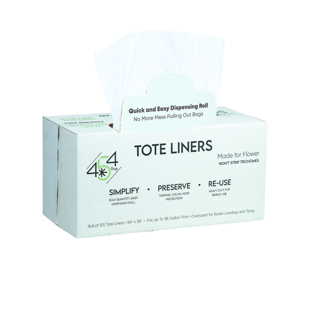Easy Dispensing Roll - Convenient Tear-Off Design - Tote Liners for 27/38 Gallon Totes