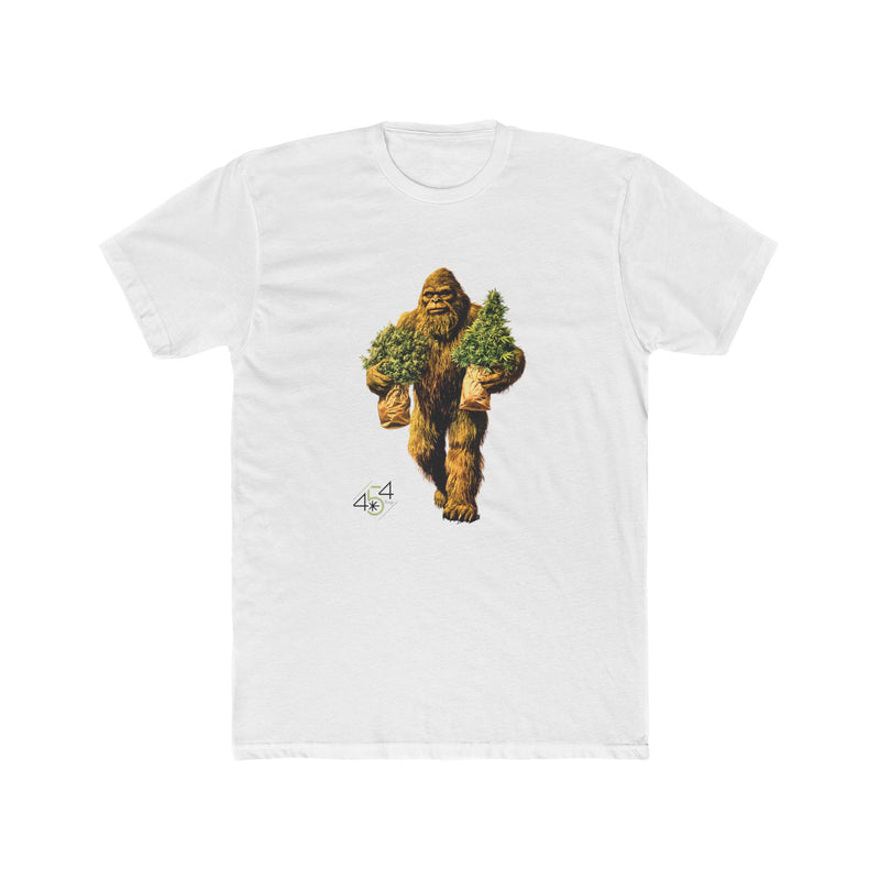 Front view of a white T-shirt with the 454 Bags Big Foot Buds character graphic.