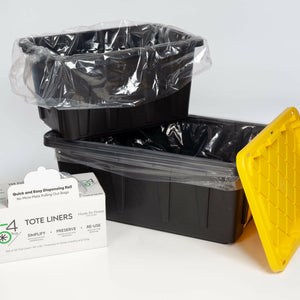 125 Oversized Tote Liners - 27/38/40 Gallon - Easy Dispensing Roll (54"x36").