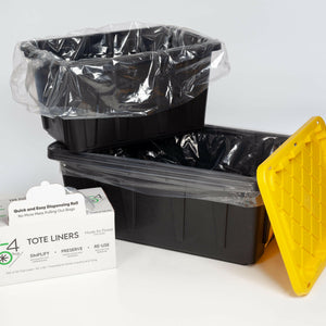 125 Oversized Tote Liners - 27/38/40 Gallon - Easy Dispensing Roll (54