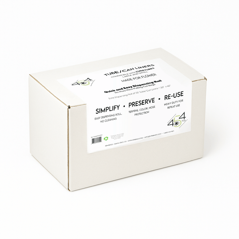454 Bags Curetube-compatible curing liners in a branded dispenser box