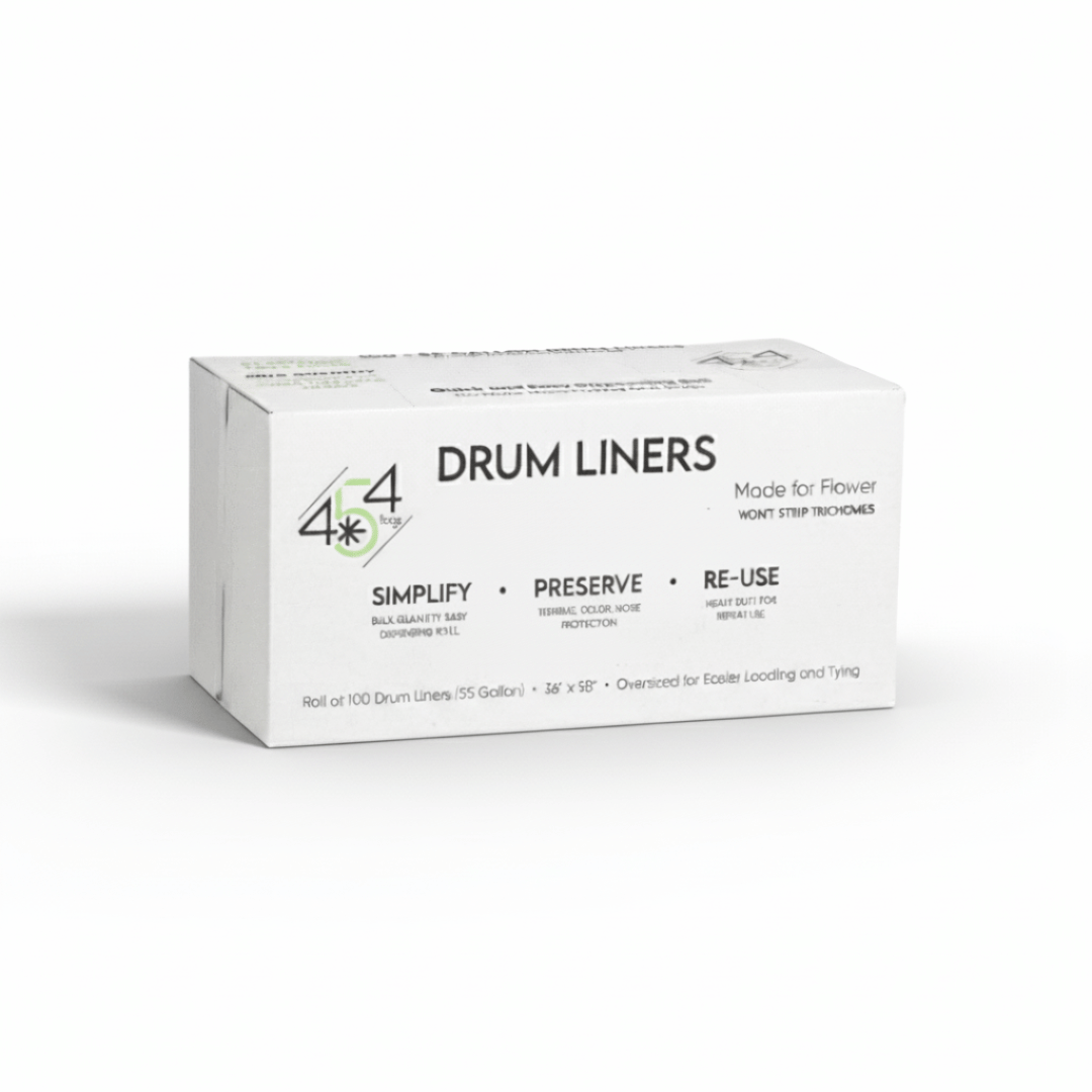 55 Gallon Cannabis Drum Liners – Roll of 100, 36"x58"