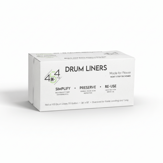 55 Gallon Cannabis Drum Liners – Roll of 100, 36"x58"