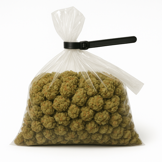 Quick-Release Turkey Bag Ties (Reusable Zip Ties for Cannabis Storage Bags)
