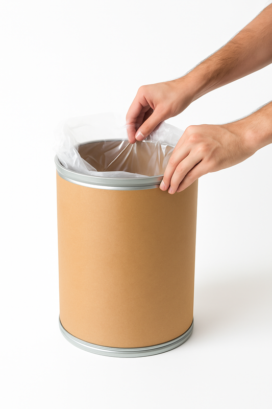 Curetube Compatible Liner by 454 Bags - Roll of 50 - Fits Large and Small Curetubes