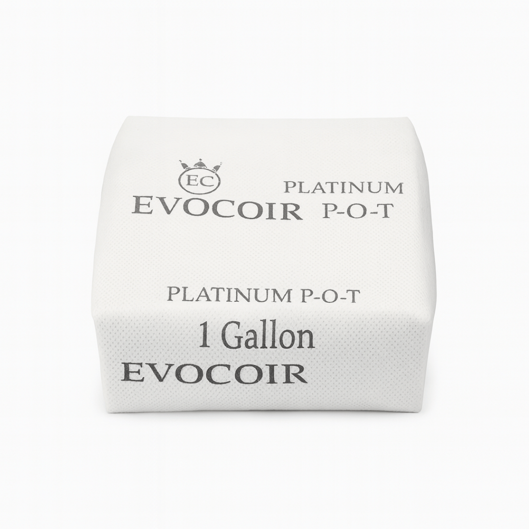 White container with 'Evocoir' branding on a white background