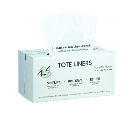 Easy Dispensing Roll - Convenient Tear-Off Design - Tote Liners for 27/38 Gallon Totes
