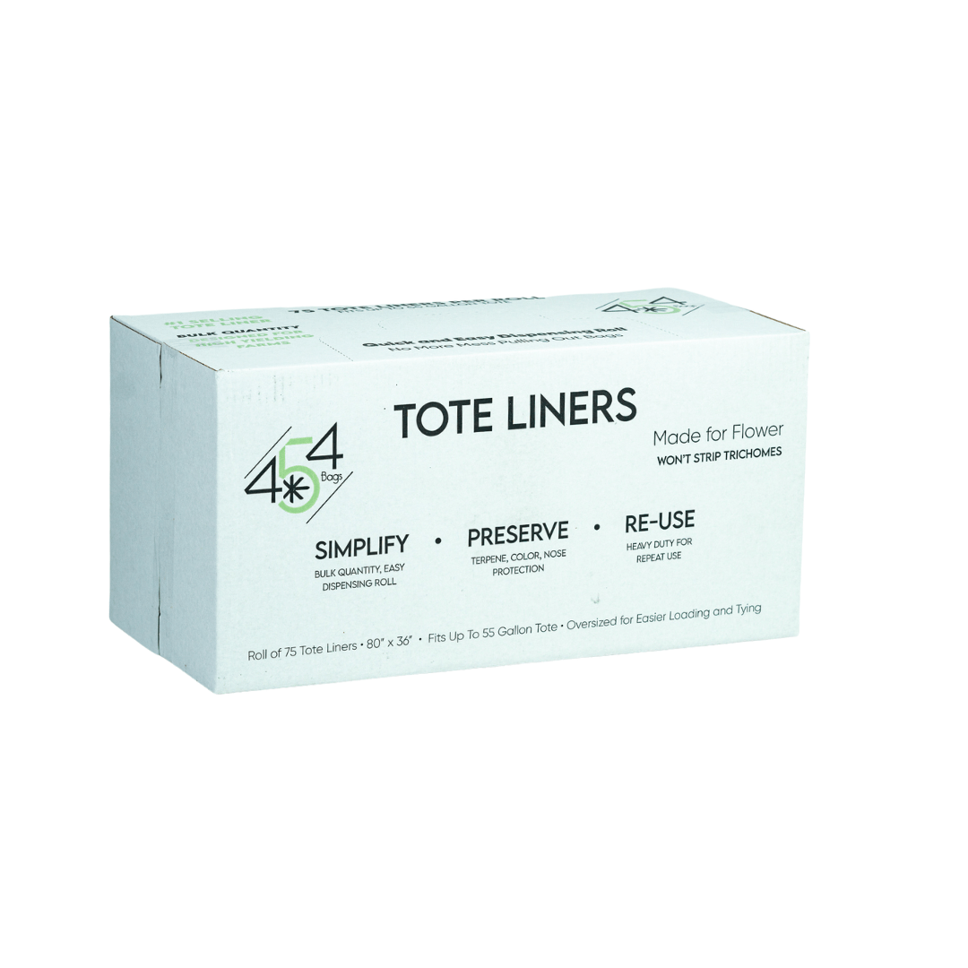 454 Bags tote liners dispensing box.
