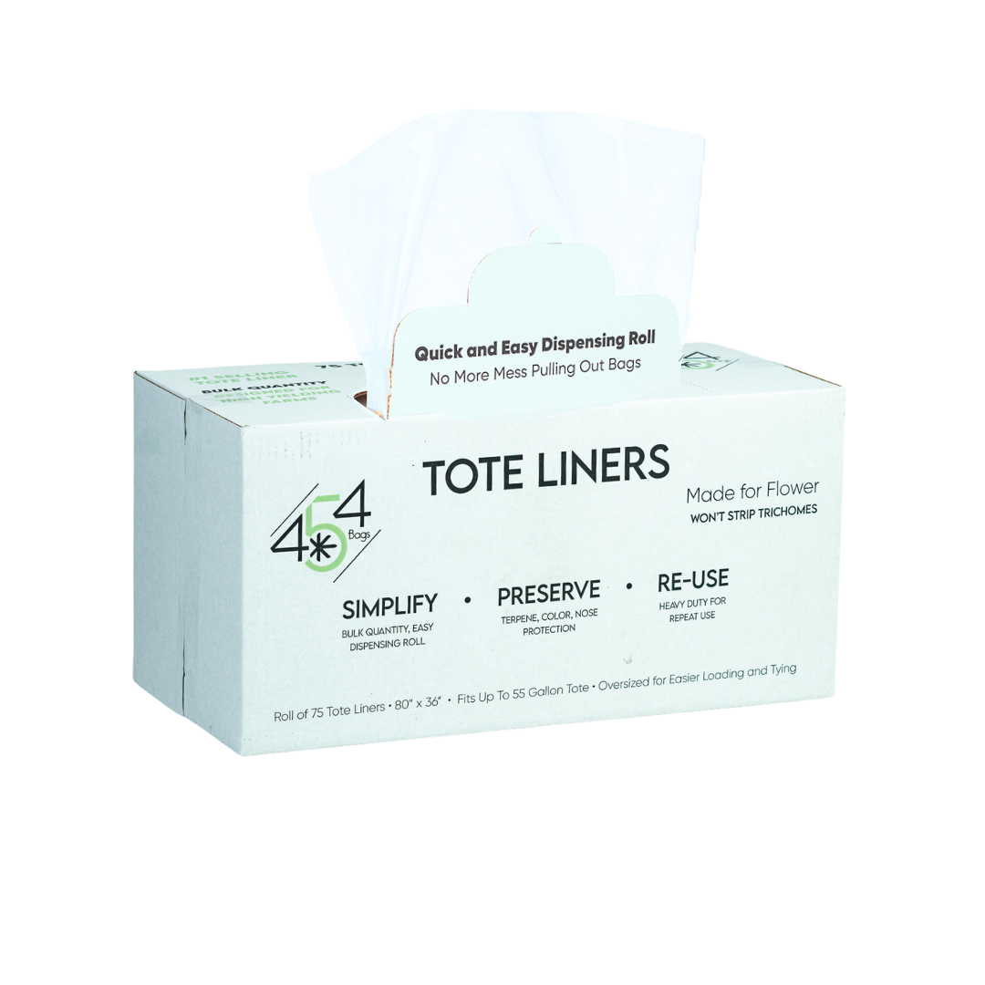 Easy Dispensing Roll Packaging - Tote Liners - Side View