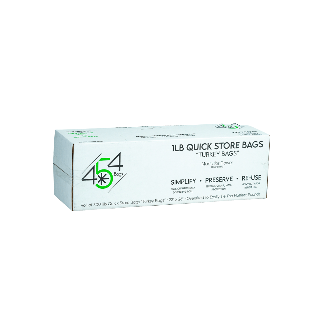 454 Bags Quick Store Bags dispenser box labeled 1 lb